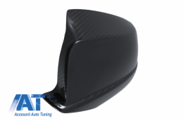 Pachet Exterior cu Prelungire Bara si Capace oglinzi arbon Real & Toba Ornament Carbon Mat compatibil cu BMW Seria 5 F10 Non LCI (2011-2014) M Design-image-6081188