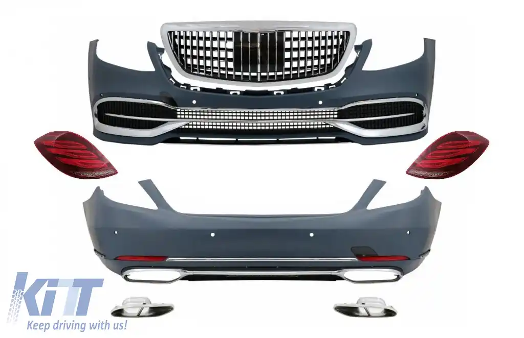 image-37-Pachet Exterior cu Stopuri Full LED Semnalizare Dinamica compatibil cu Mercedes S-Class W222 (2013-Up) S63 M-Design