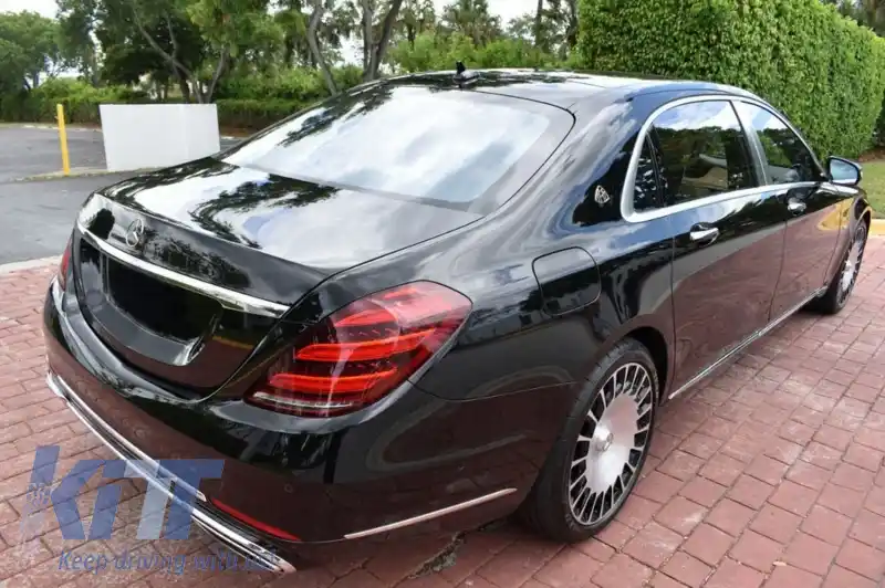 Pachet Exterior cu Stopuri Full LED Semnalizare Dinamica compatibil cu Mercedes S-Class W222 (2013-Up) S63 M-Design-image-6080972