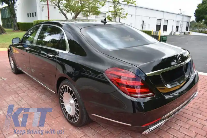 Pachet Exterior cu Stopuri Full LED Semnalizare Dinamica compatibil cu Mercedes S-Class W222 (2013-Up) S63 M-Design-image-6080973