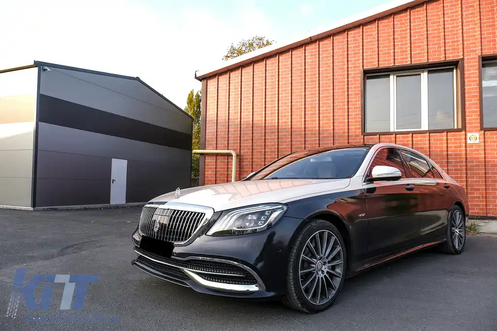 Pachet Exterior cu Stopuri Full LED Semnalizare Dinamica compatibil cu Mercedes S-Class W222 (2013-Up) S63 M-Design-image-6080975