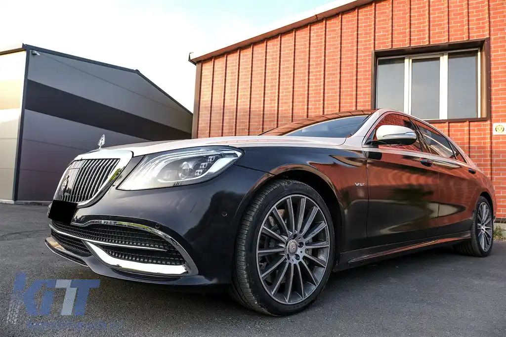 Pachet Exterior cu Stopuri Full LED Semnalizare Dinamica compatibil cu Mercedes S-Class W222 (2013-Up) S63 M-Design-image-6080976