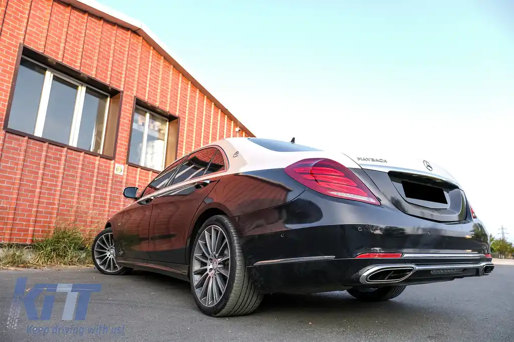 Pachet Exterior cu Stopuri Full LED Semnalizare Dinamica compatibil cu Mercedes S-Class W222 (2013-Up) S63 M-Design-image-6080979