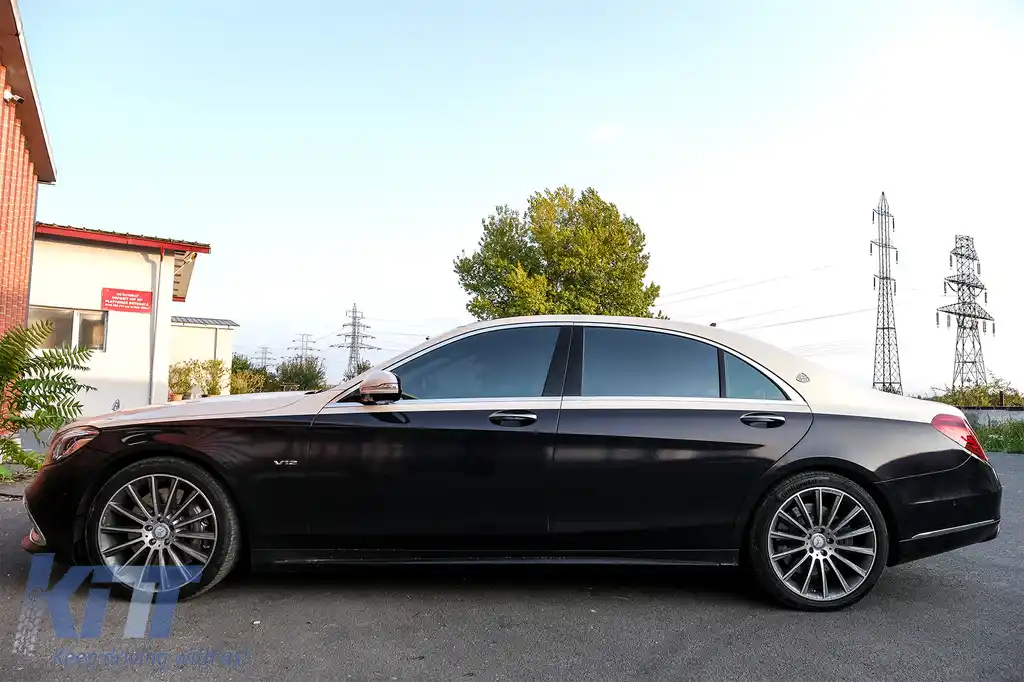 Pachet Exterior cu Stopuri Full LED Semnalizare Dinamica compatibil cu Mercedes S-Class W222 (2013-Up) S63 M-Design-image-6080981