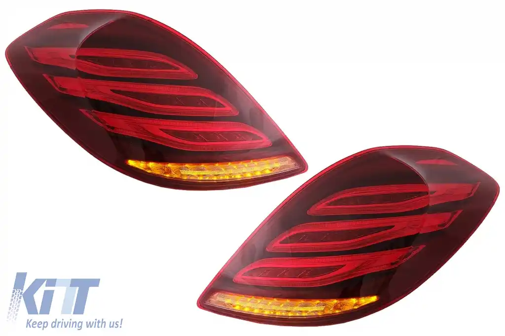Pachet Exterior cu Stopuri Full LED Semnalizare Dinamica compatibil cu Mercedes S-Class W222 (2013-Up) S63 M-Design-image-6080986