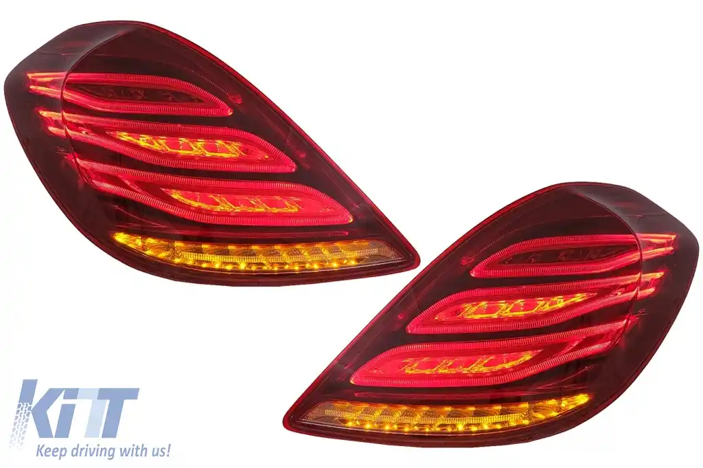 Pachet Exterior cu Stopuri Full LED Semnalizare Dinamica compatibil cu Mercedes S-Class W222 (2013-Up) S63 M-Design-image-6080991