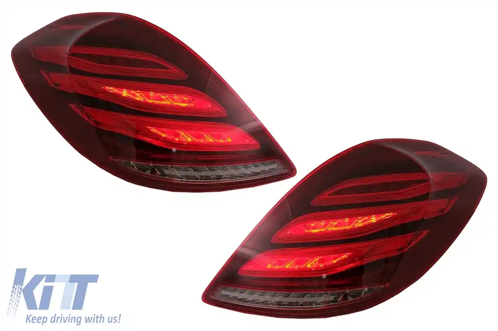 Pachet Exterior cu Stopuri Full LED Semnalizare Dinamica compatibil cu Mercedes S-Class W222 (2013-Up) S63 M-Design-image-6080994