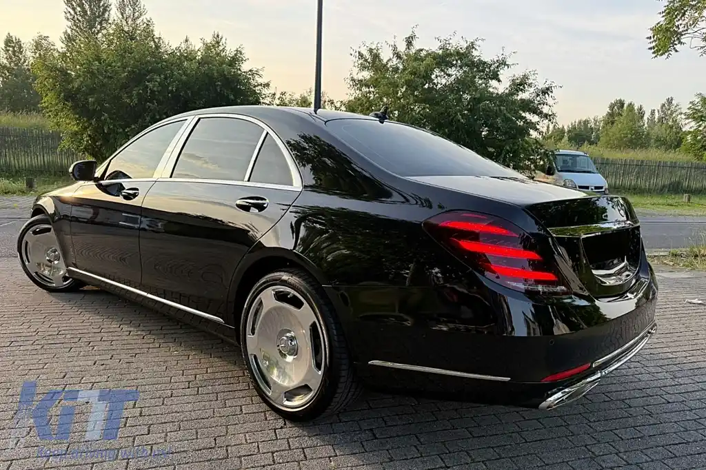 Pachet Exterior cu Stopuri Full LED Semnalizare Dinamica compatibil cu Mercedes S-Class W222 (2013-Up) S63 M-Design-image-6114662