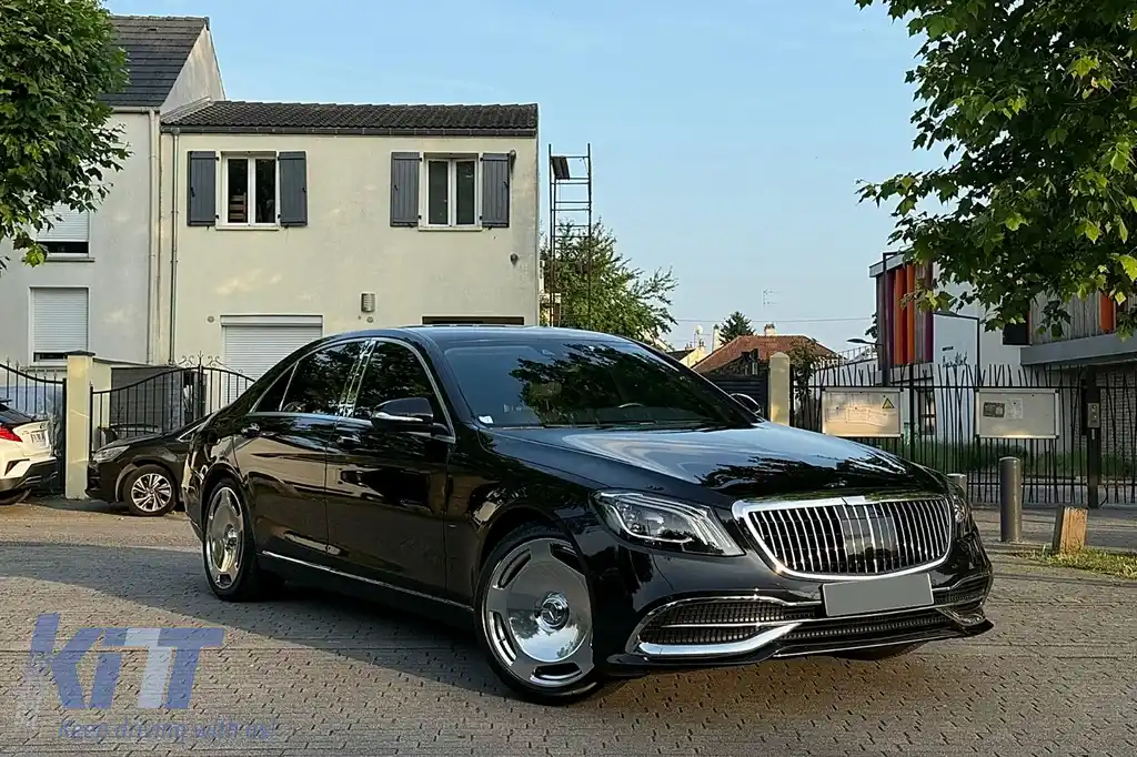 Pachet Exterior cu Stopuri Full LED Semnalizare Dinamica compatibil cu Mercedes S-Class W222 (2013-Up) S63 M-Design-image-6114663
