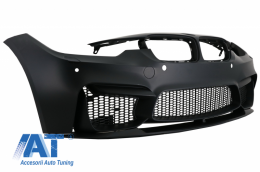 Pachet Exterior cu Tobe Ornamente Carbon compatibil cu BMW F30 (2011-2019) EVO II M3 CS Style Fara Proiectoare-image-6059539