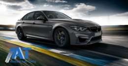 Pachet Exterior cu Tobe Ornamente Carbon compatibil cu BMW F30 (2011-2019) EVO II M3 CS Style Fara Proiectoare-image-6059551