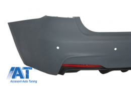 Pachet Exterior cu Tobe Ornamente Sistem de evacuare Crom compatibil cu BMW Seria 3 F30 (2011-2019) M-Performance Design-image-6062545