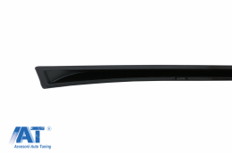 Pachet Exterior Extensii compatibil cu BMW Seria 3 G20 Sedan G21 Touring (2018-up) cu Difuzor de aer si Ornamente evacuare M340i Design Negru Lucios-image-6085402