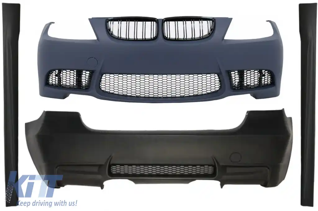 Pachet Exterior fara PDC compatibil cu BMW 3 Series E90 LCI Facelift (2008-2011) M3 Design