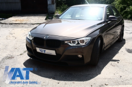 Pachet Exterior M-Performance compatibil cu BMW F30 (2011-2014) cu Ornamente Evacuare M-Power Design-image-6015092