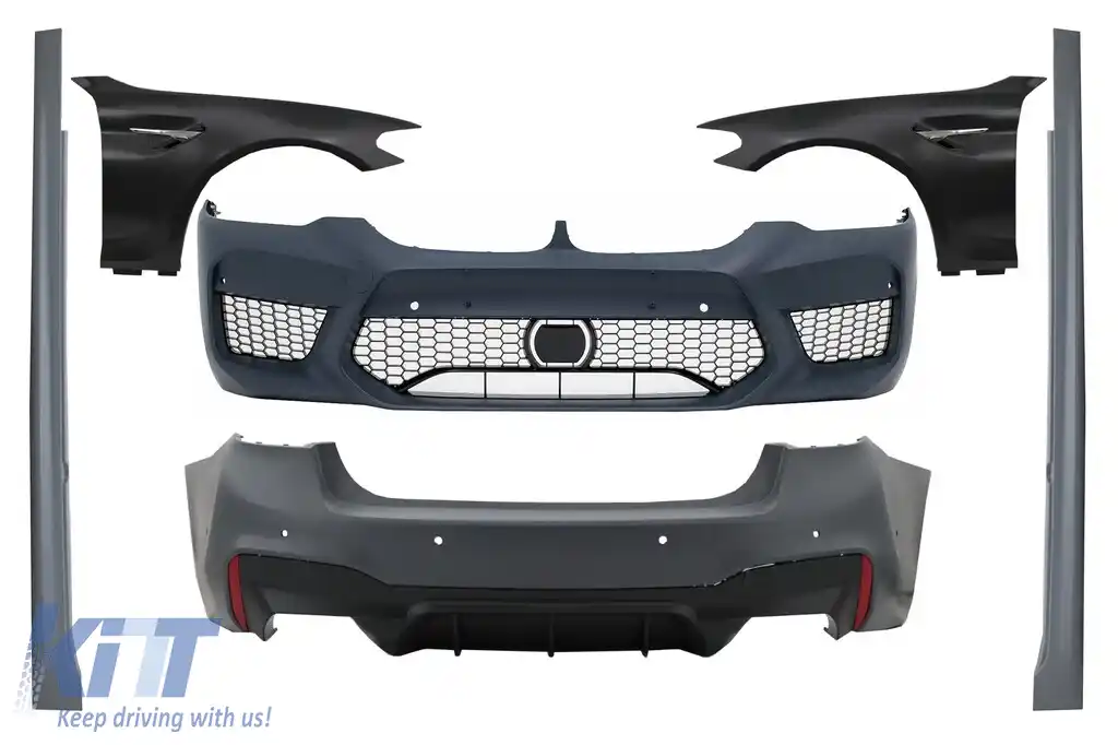 Pachet Exterior si Aripi Laterale compatibil cu BMW Seria 5 G30 (2017-2019) M5 Design