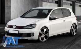 Pachet Exterior  compatibil cu VW Golf VI Golf 6  (2008-2013) GTI Look PDC cu Praguri Laterale-image-6015305