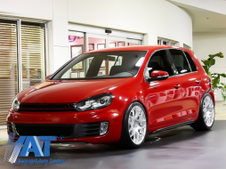 Pachet Exterior  compatibil cu VW Golf VI Golf 6  (2008-2013) GTI Look PDC cu Praguri Laterale-image-6015307