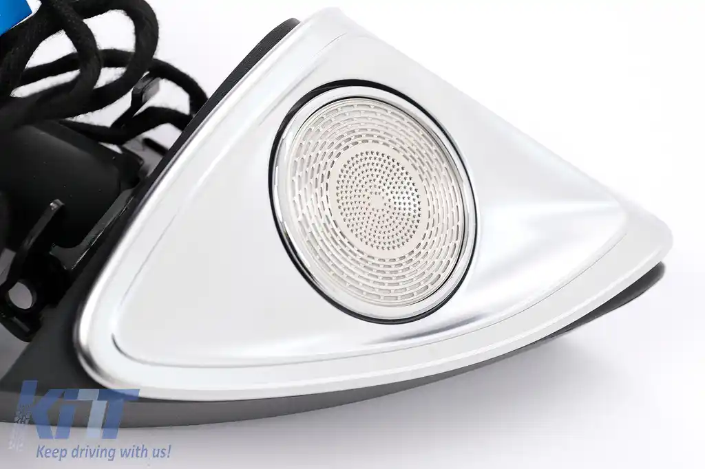 Pachet Grile de aerisire Ornament Difuzor Tweeter LED rotativ 4D 64 culori compatibil cu Mercedes S-Class W222 (2013-2020)-image-6105187