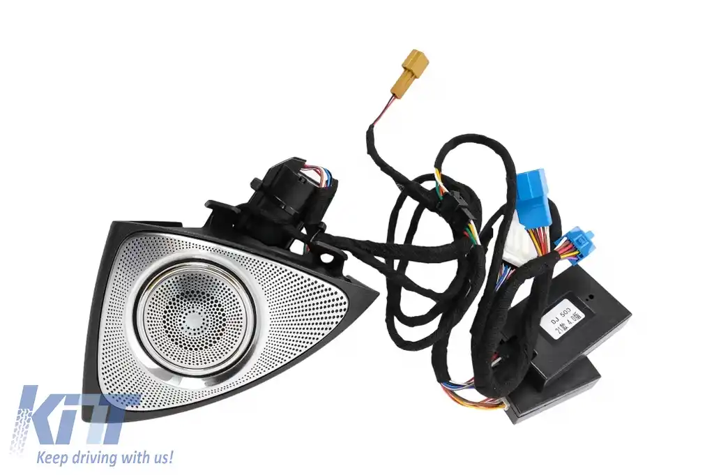 Pachet Grile de aerisire Ornament Difuzor Tweeter LED rotativ 64 culori compatibil cu Mercedes S-Class W222 (2013-2020)-image-6105208