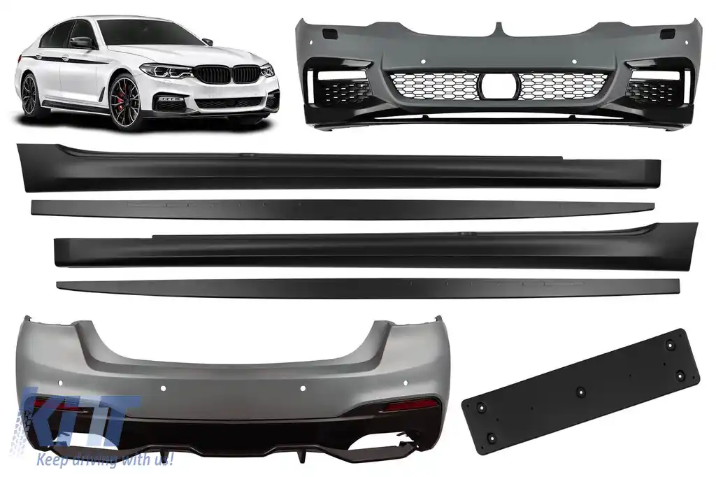 image-50-Pachet M Performance Design Design potrivit pentru BMW Seria 5 G30 cu difuzor mare 2017-2020