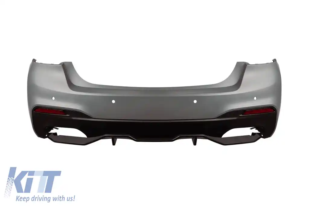 Pachet M Performance Design Design potrivit pentru BMW Seria 5 G30 cu difuzor mare 2017-2020-image-6142676