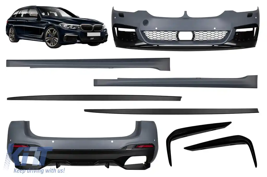 Pachet M Performance Design Design potrivit pentru BMW Seria 5 G31 Touring 2017-2019 cu difuzor tip 550