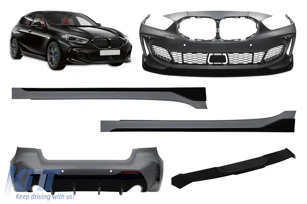 Pachet M Performance Design Design potrivit pentru BMW Seria 1 F40 cu 5 uși după 2019, -o--o-