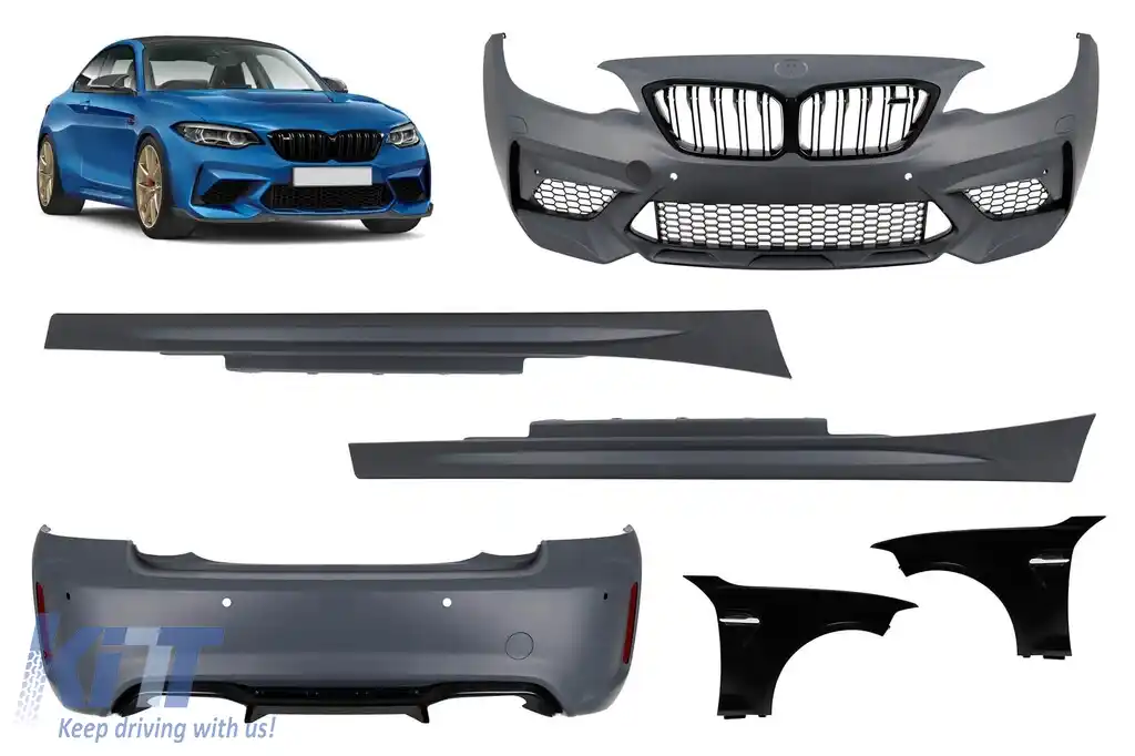 Pachet M2 Competition Wide potrivit pentru BMW Seria 2 F22 Coupe, F23 Cabriolet 2013-2020 -oo--oo-