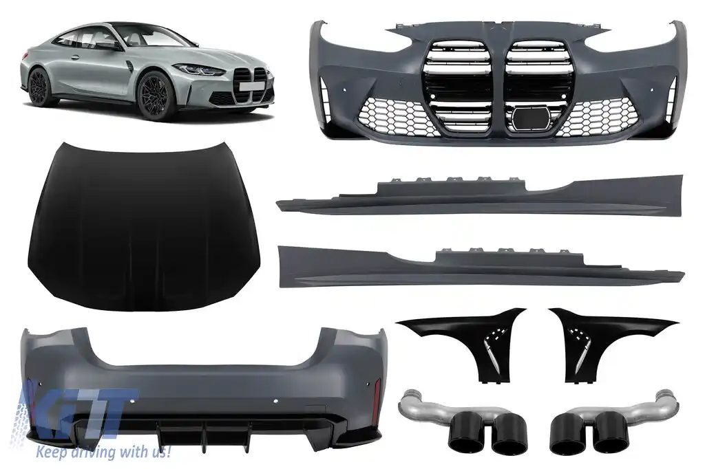 Pachet M4 potrivit pentru BMW Seria 4 G22 coupe, G23 cabrio după 2020