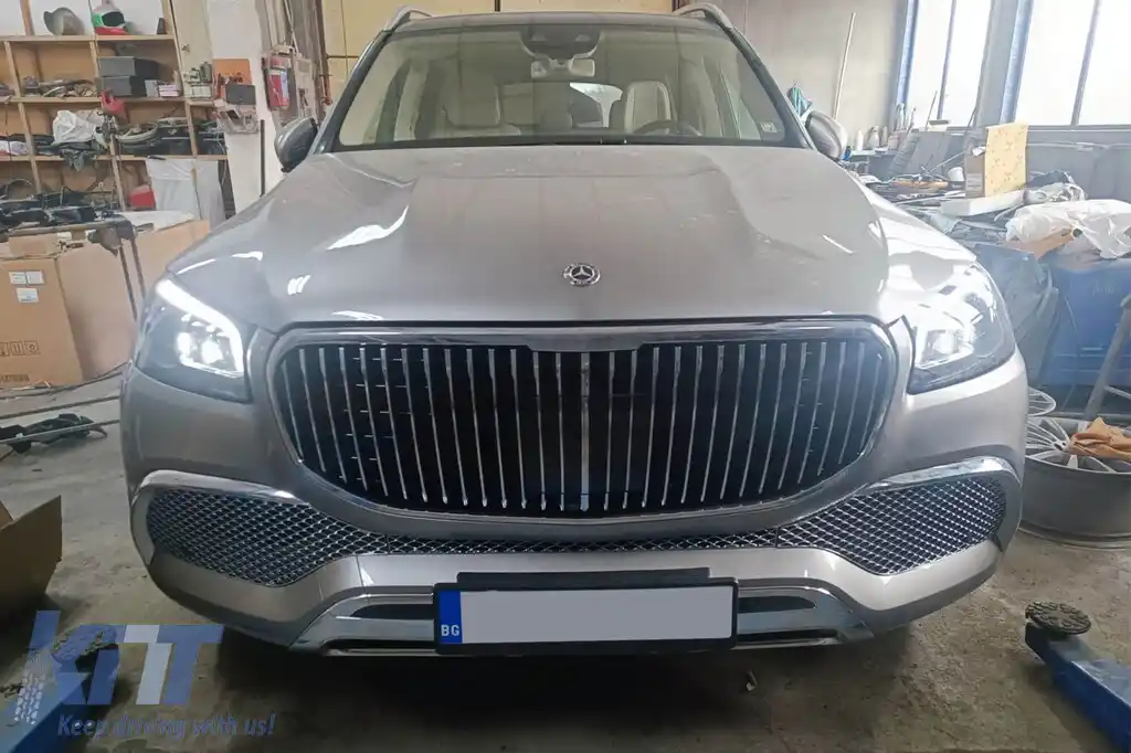 Pachet Maybach potrivit pentru Mercedes GLS X167 2020-2023 cu trepte-image-6148998