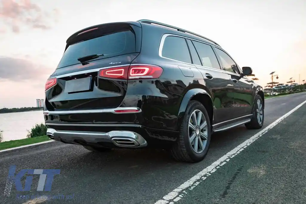 Pachet Maybach potrivit pentru Mercedes GLS X167 2020-2023 cu trepte-image-6149004
