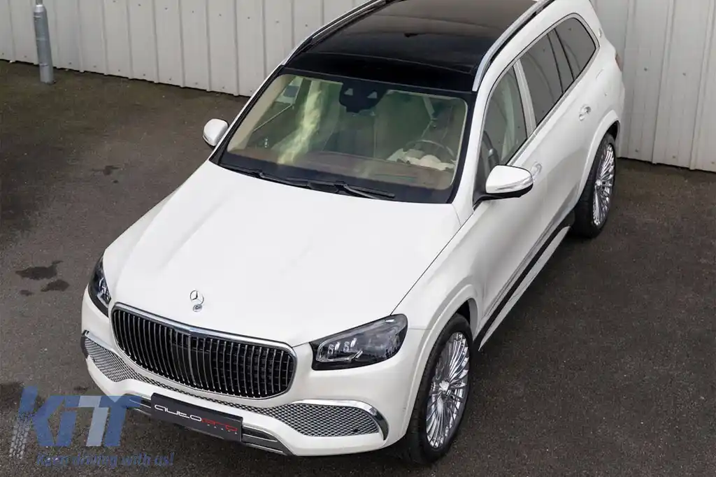 Pachet Maybach potrivit pentru Mercedes GLS X167 2020-2023 cu trepte-image-6149006