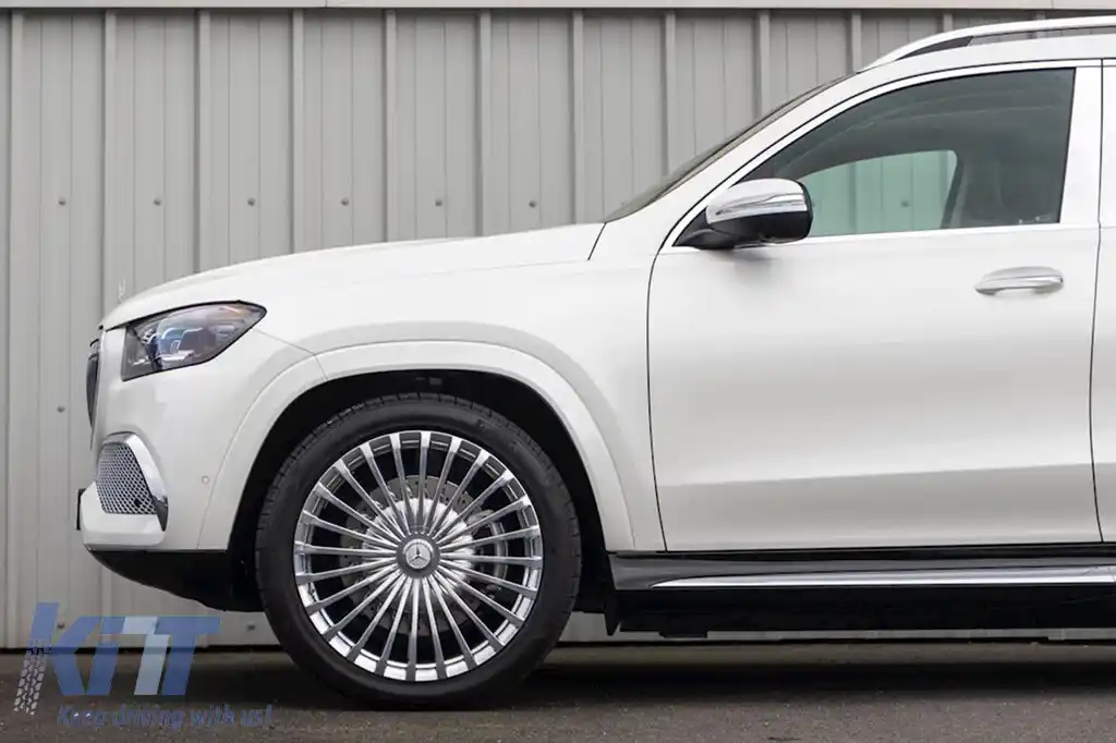 Pachet Maybach potrivit pentru Mercedes GLS X167 2020-2023 cu trepte-image-6149008