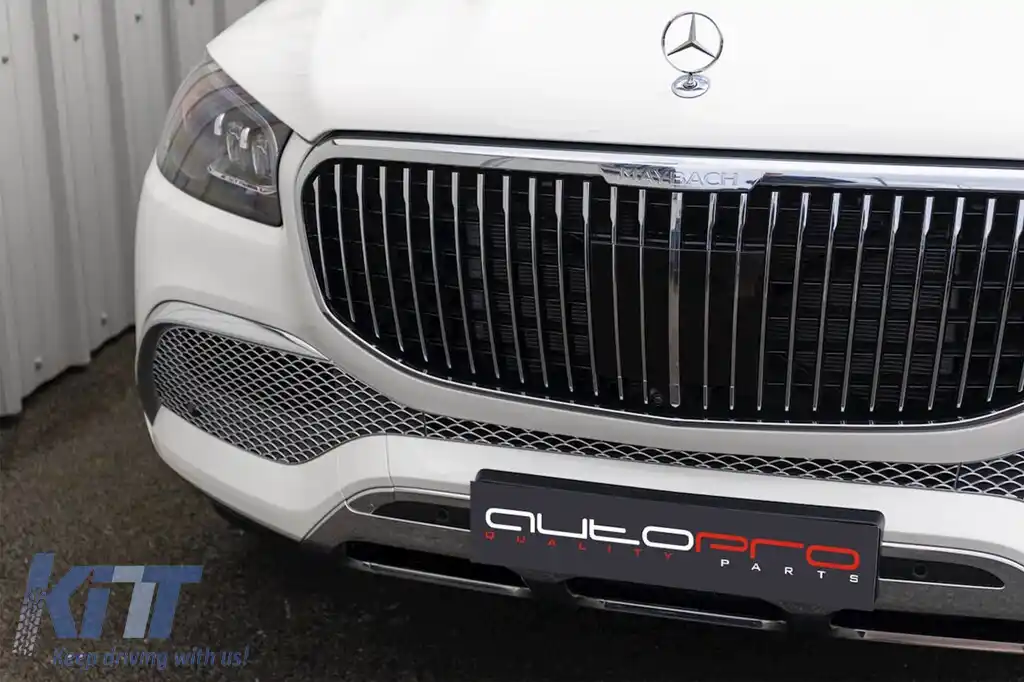 Pachet Maybach potrivit pentru Mercedes GLS X167 2020-2023 cu trepte-image-6149009