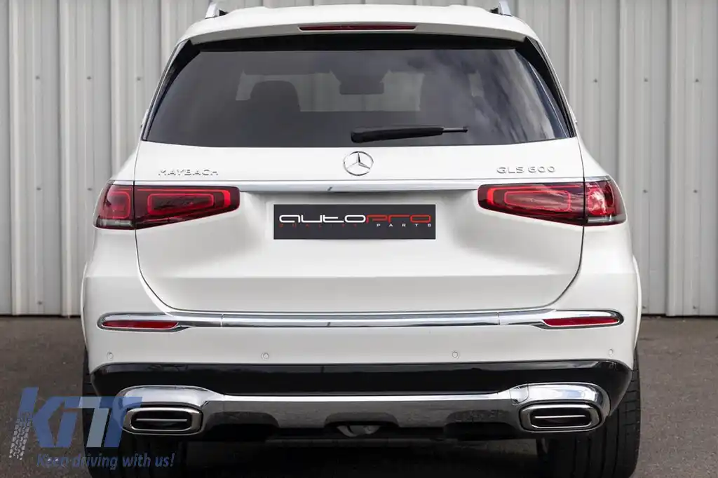Pachet Maybach potrivit pentru Mercedes GLS X167 2020-2023 cu trepte-image-6149010