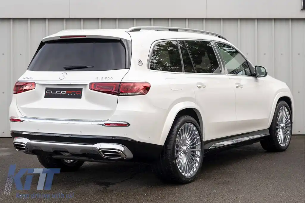 Pachet Maybach potrivit pentru Mercedes GLS X167 2020-2023 cu trepte-image-6149011