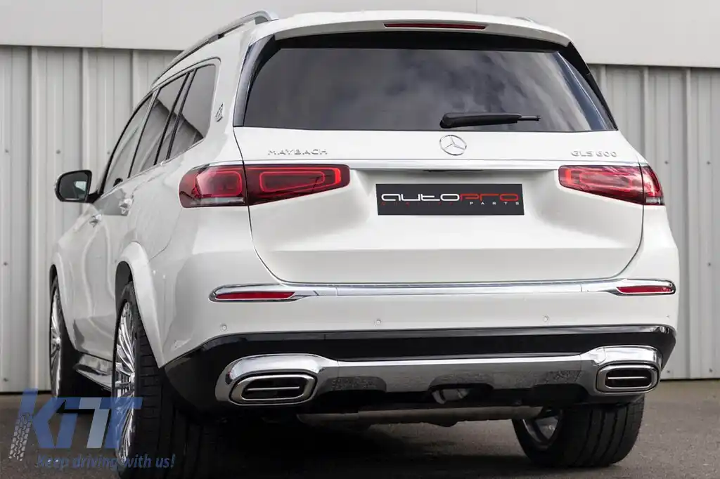 Pachet Maybach potrivit pentru Mercedes GLS X167 2020-2023 cu trepte-image-6149012