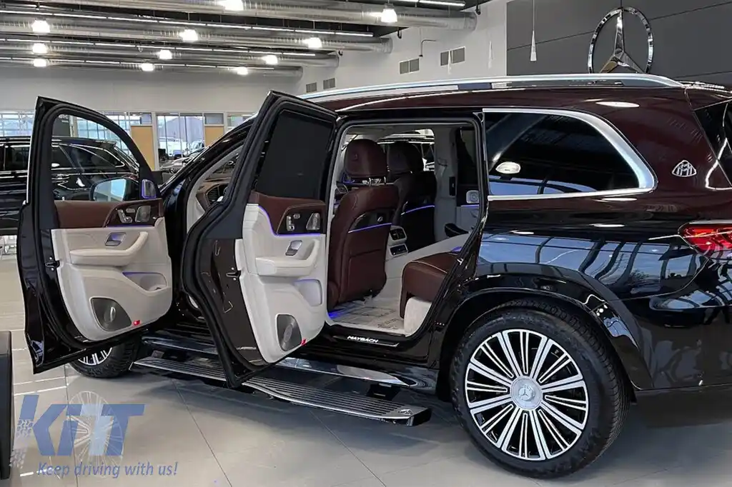 Pachet Maybach potrivit pentru Mercedes GLS X167 2020-2023 cu trepte-image-6149032