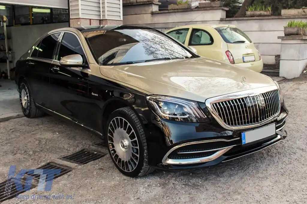 Pachet Maybach potrivit pentru Mercedes S-Class W222 2013-2020 cu faruri LED-image-6141854