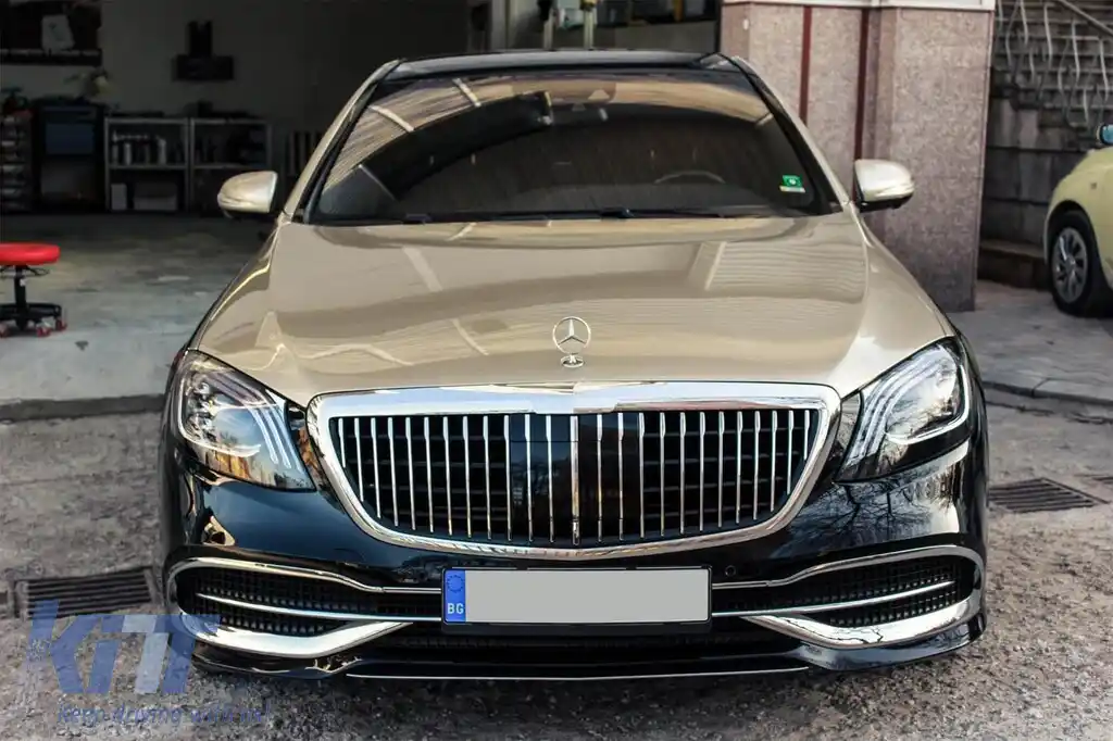 Pachet Maybach potrivit pentru Mercedes S-Class W222 2013-2020 cu faruri LED-image-6141856