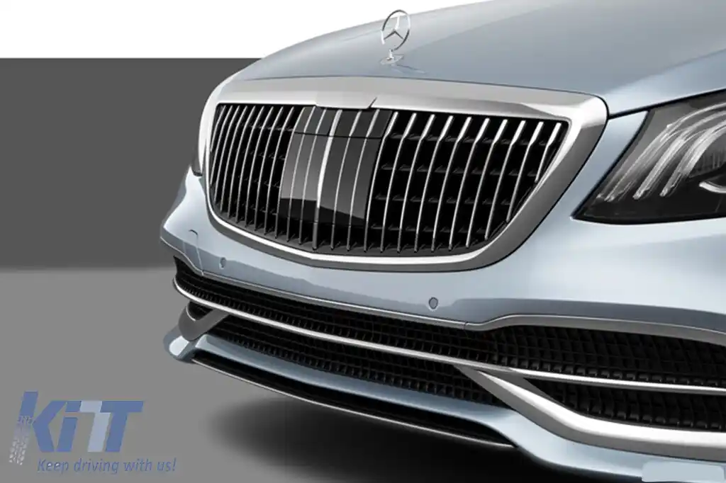 Pachet Maybach potrivit pentru Mercedes S-Class W222 2013-2020 cu faruri LED-image-6141864