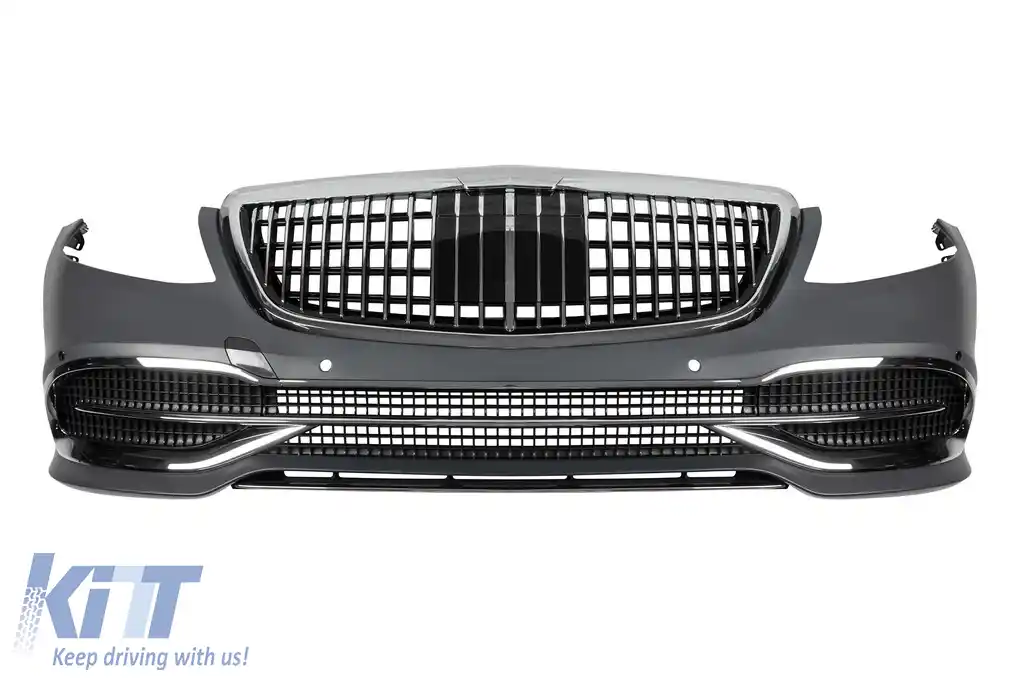 Pachet Maybach potrivit pentru Mercedes S-Class W222 2013-2020 cu faruri LED și stopuri LED-image-6235995