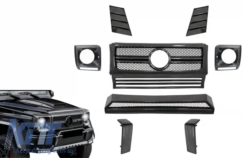 image-79-Pachet Parti Fata din Carbon compatibil cu MERCEDES W463 G-Class (1990-2014) G65 Design