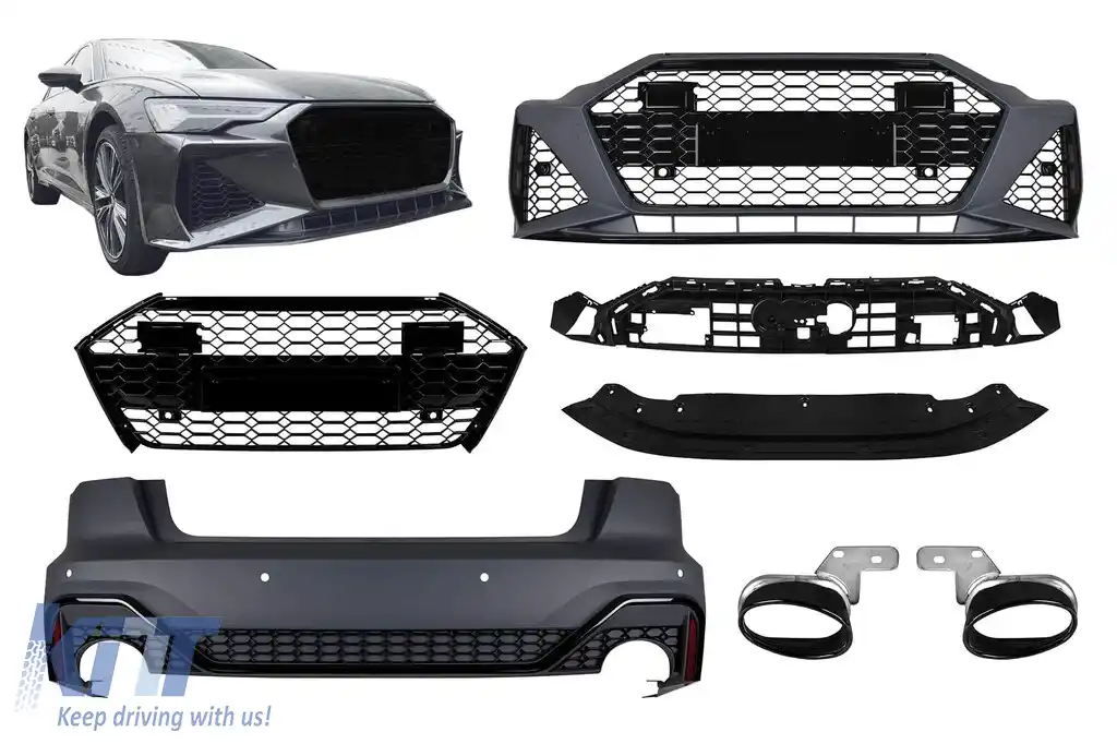 Pachet RS6 potrivit pentru Audi A6 C8 sedan după 2018