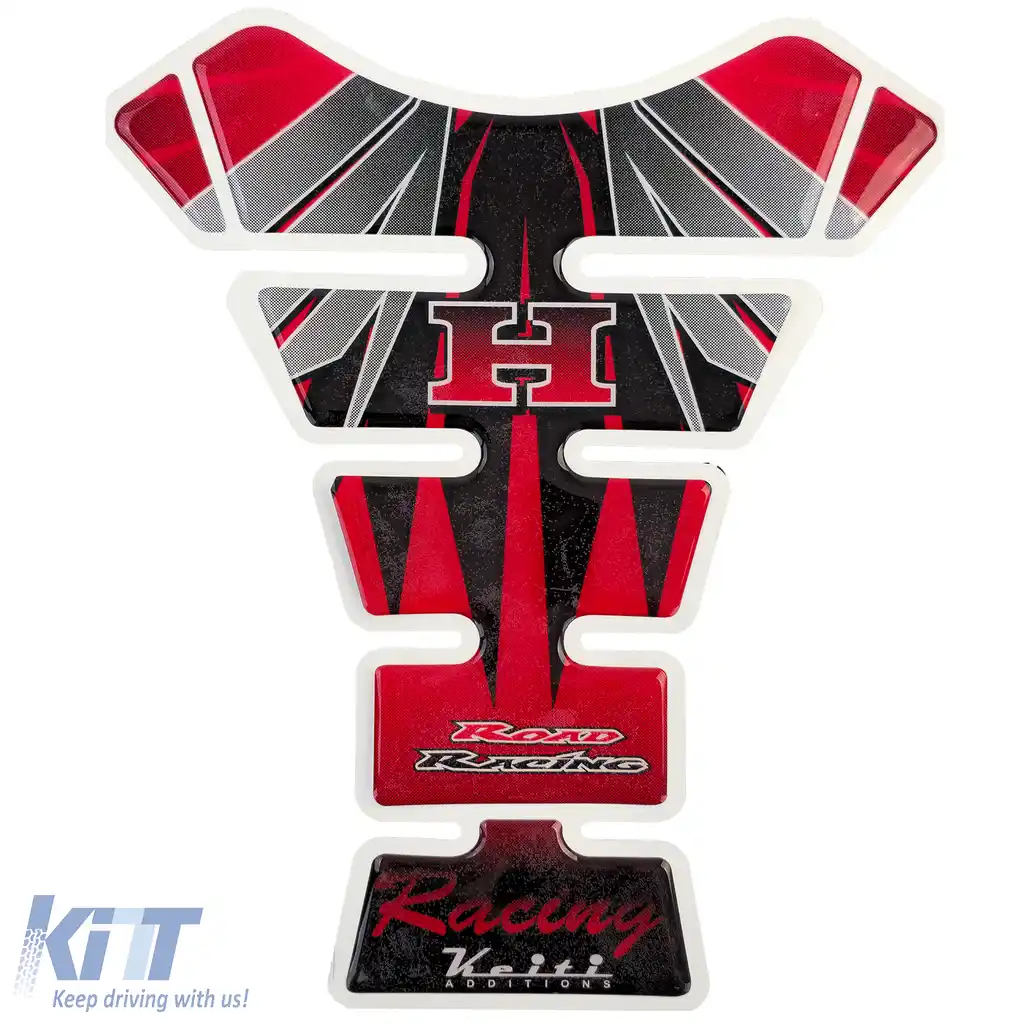 Pad de protecție pentru rezervor motocicletă culoare H Keiti THD-204R, potrivit pentru Honda