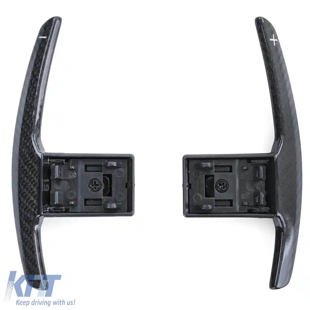 Paddle-uri de schimb din carbon real, potrivite pentru BMW Seria 3 F30 F31 Seria 4 F32 F33 F36-image-6257451
