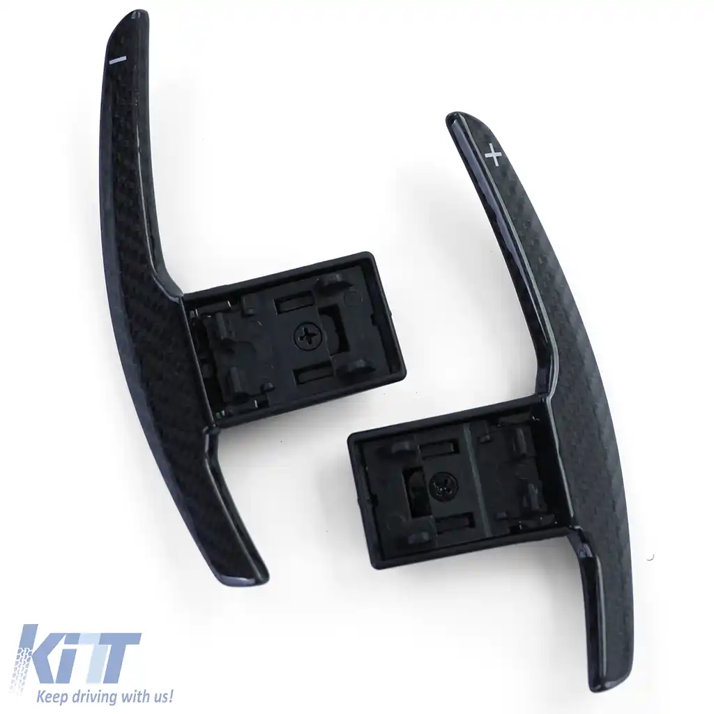 Paddle-uri de schimb din carbon real, potrivite pentru BMW Seria 3 F30 F31 Seria 4 F32 F33 F36-image-6257457