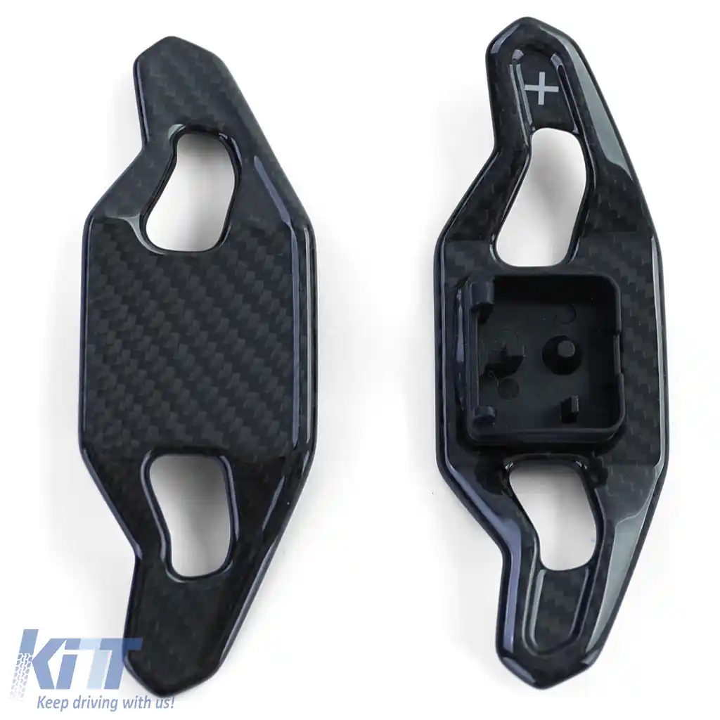 Paddle-uri de schimb din carbon real, potrivite pentru Audi A3 S3 RS3 8V A4 S4 RS4 B9 8W-image-6264085