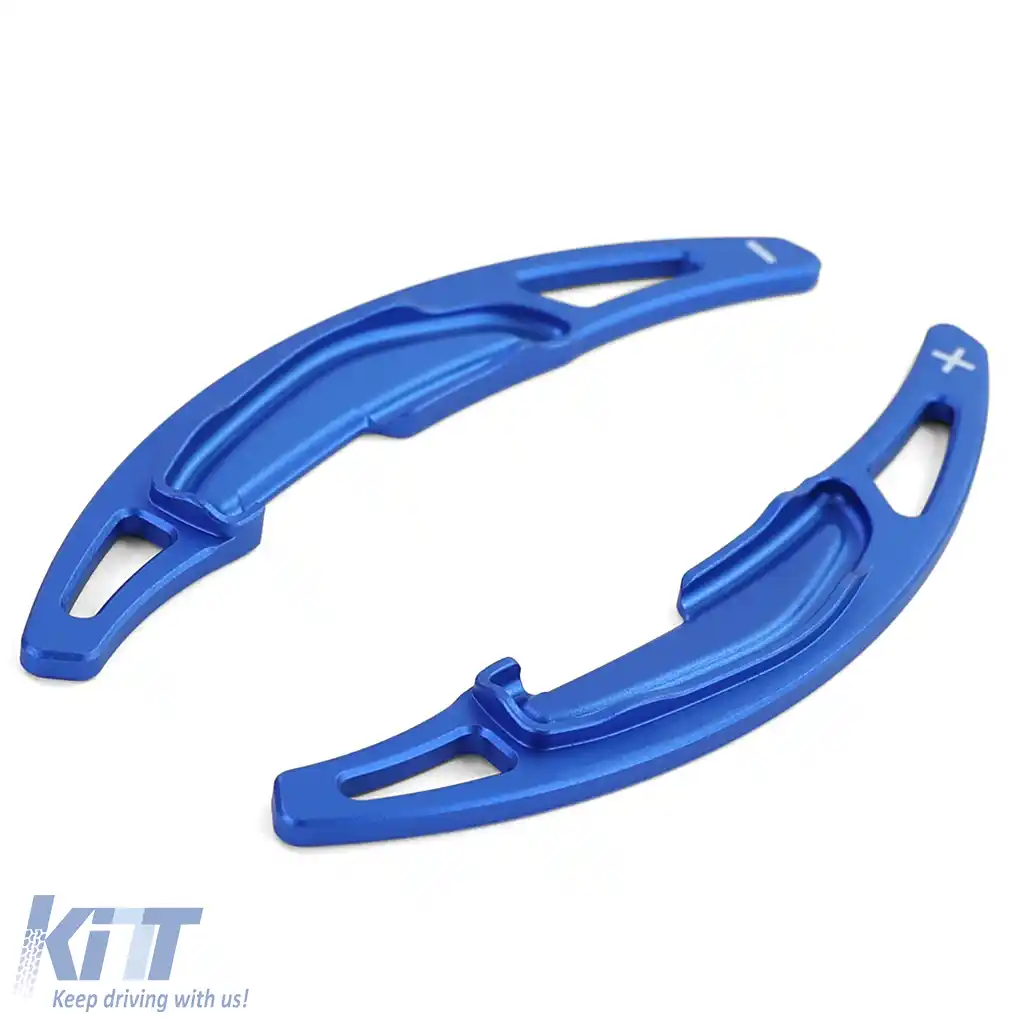 Paddle-uri de schimbare din aluminiu albastre, potrivite pentru BMW M2 F87, M3 F80, M4 F82, F83-image-6205139